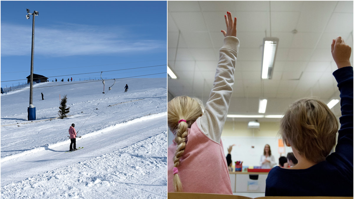 Skolan i Vittangi i Kiruna kommun begär nu att eleverna ska ställa in sportlovet och närvara i skolan för undervisning